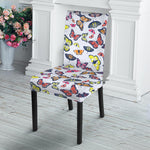 Spring Butterfly Pattern Print Dining Chair Slipcover