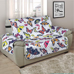 Spring Butterfly Pattern Print Half Sofa Protector