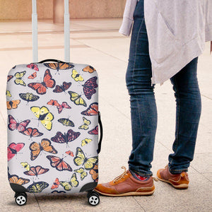 Spring Butterfly Pattern Print Luggage Cover GearFrost