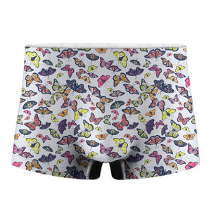 Spring Butterfly Pattern Print Men's Boxer Briefs