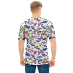 Spring Butterfly Pattern Print Men's T-Shirt