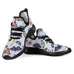 Spring Butterfly Pattern Print Mesh Knit Shoes GearFrost