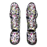 Spring Butterfly Pattern Print Muay Thai Shin Guard