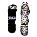 Spring Butterfly Pattern Print Muay Thai Shin Guard