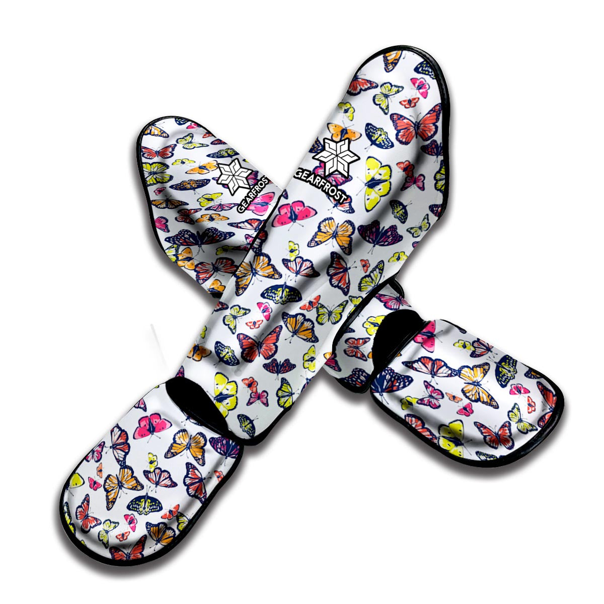 Spring Butterfly Pattern Print Muay Thai Shin Guard