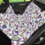 Spring Butterfly Pattern Print Pet Car Back Seat Cover