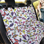 Spring Butterfly Pattern Print Pet Car Back Seat Cover