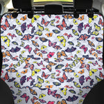 Spring Butterfly Pattern Print Pet Car Back Seat Cover