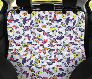 Spring Butterfly Pattern Print Pet Car Back Seat Cover