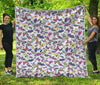 Spring Butterfly Pattern Print Quilt