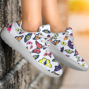 Spring Butterfly Pattern Print Sport Shoes GearFrost