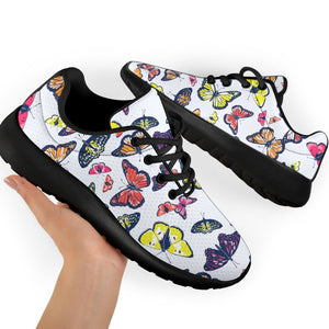 Spring Butterfly Pattern Print Sport Shoes GearFrost