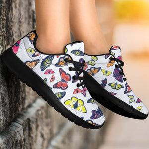 Spring Butterfly Pattern Print Sport Shoes GearFrost