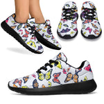 Spring Butterfly Pattern Print Sport Shoes GearFrost