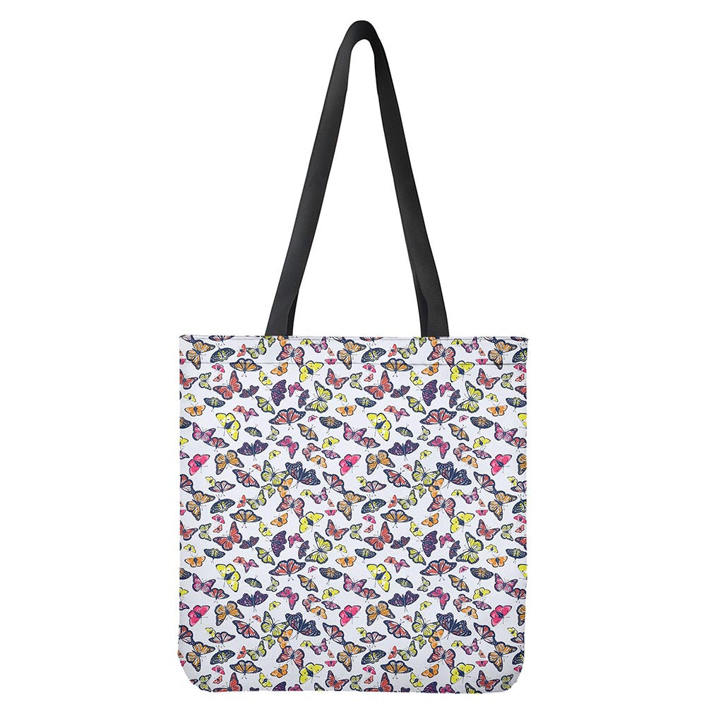 Spring Butterfly Pattern Print Tote Bag