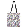 Spring Butterfly Pattern Print Tote Bag