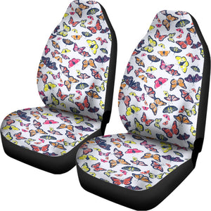 Spring Butterfly Pattern Print Universal Fit Car Seat Covers