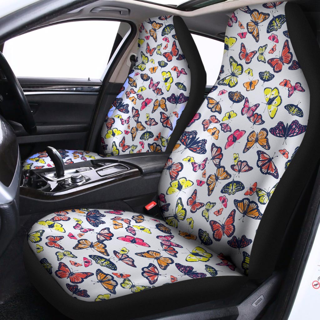 Spring Butterfly Pattern Print Universal Fit Car Seat Covers