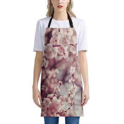 Spring Cherry Blossom Print Apron