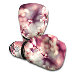 Spring Cherry Blossom Print Boxing Gloves