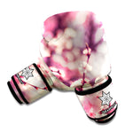 Spring Cherry Blossom Print Boxing Gloves