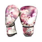 Spring Cherry Blossom Print Boxing Gloves