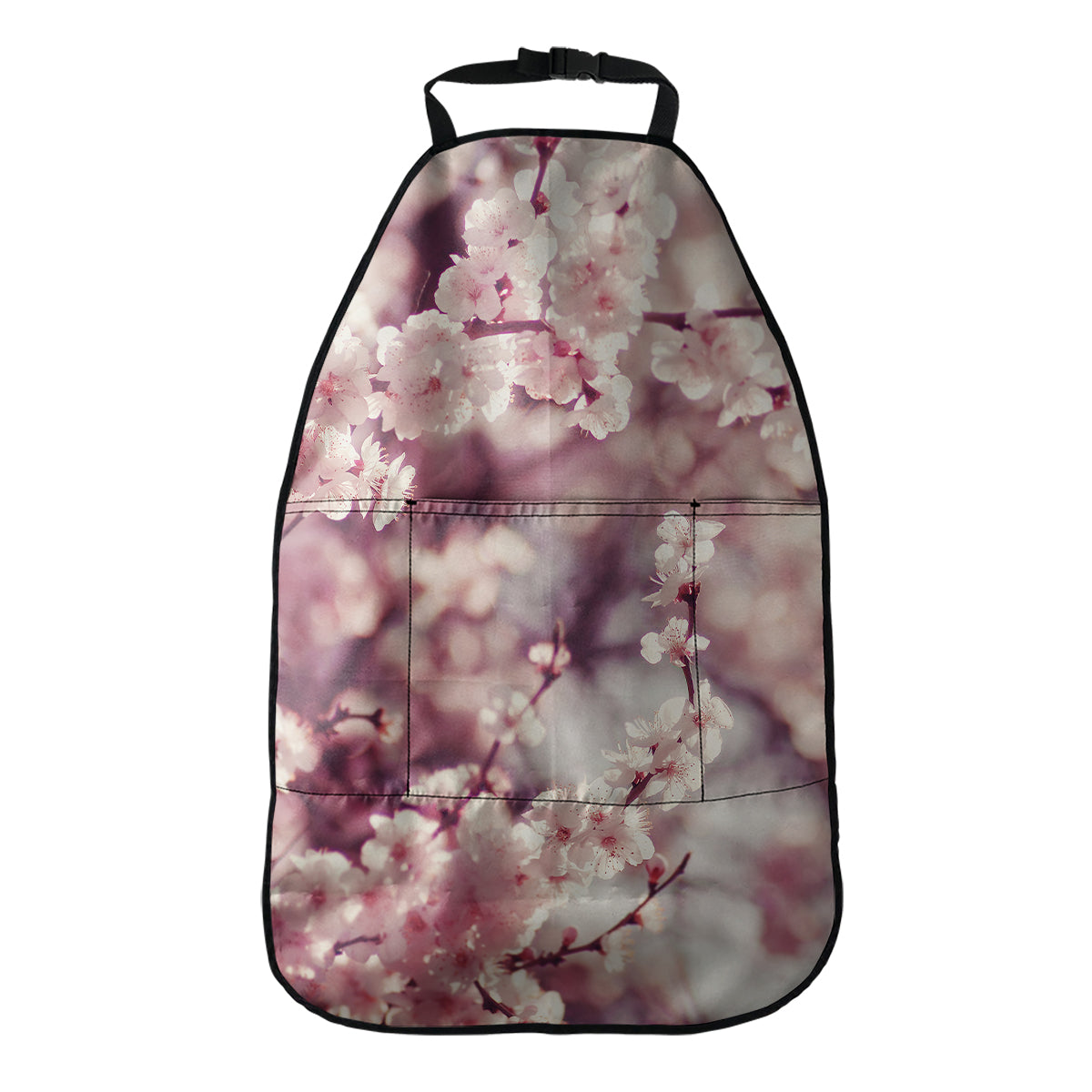 Spring Cherry Blossom Print Car Seat Organizers