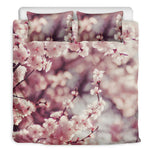 Spring Cherry Blossom Print Duvet Cover Bedding Set