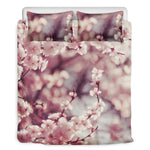 Spring Cherry Blossom Print Duvet Cover Bedding Set