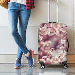 Spring Cherry Blossom Print Luggage Cover