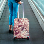 Spring Cherry Blossom Print Luggage Cover