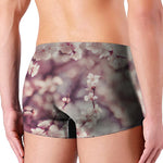 Spring Cherry Blossom Print Men's Boxer Briefs