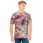 Spring Cherry Blossom Print Men's T-Shirt