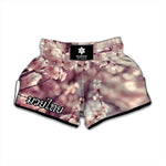 Spring Cherry Blossom Print Muay Thai Boxing Shorts