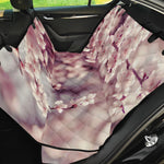 Spring Cherry Blossom Print Pet Car Back Seat Cover
