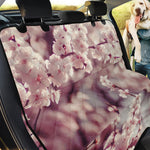 Spring Cherry Blossom Print Pet Car Back Seat Cover