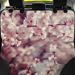 Spring Cherry Blossom Print Pet Car Back Seat Cover