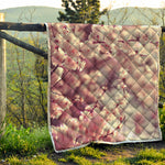 Spring Cherry Blossom Print Quilt
