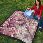 Spring Cherry Blossom Print Quilt