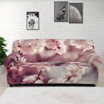 Spring Cherry Blossom Print Sofa Cover