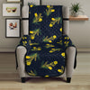 Spring Daffodil Flower Pattern Print Armchair Protector