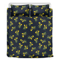 Spring Daffodil Flower Pattern Print Duvet Cover Bedding Set