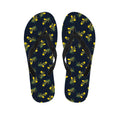 Spring Daffodil Flower Pattern Print Flip Flops