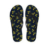 Spring Daffodil Flower Pattern Print Flip Flops