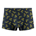 Spring Daffodil Flower Pattern Print Men's Boxer Briefs