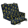 Spring Daffodil Flower Pattern Print Pet Car Back Seat Cover