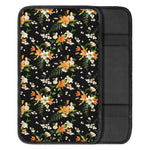 Spring Lily Flowers Pattern Print Car Center Console Cover