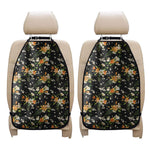 Spring Lily Flowers Pattern Print Car Seat Organizers
