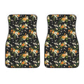 Spring Lily Flowers Pattern Print Front Car Floor Mats