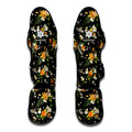 Spring Lily Flowers Pattern Print Muay Thai Shin Guards